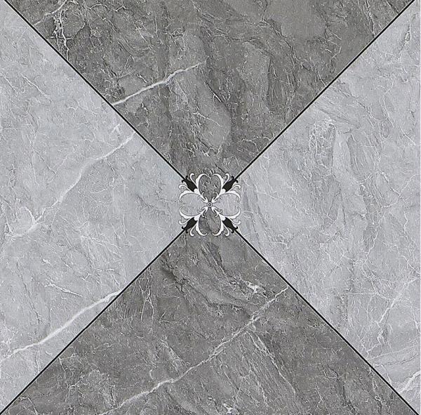 Matt Glazed Ceramic Rustic Tile Gray 40x40cm Indoor Wall Floor