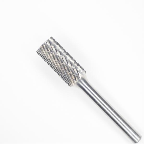 SA-1 Fichier rotatif à charbon de tungstène solide 1/5 x 5/8 avec 1/4 de charnière standard à double coupe