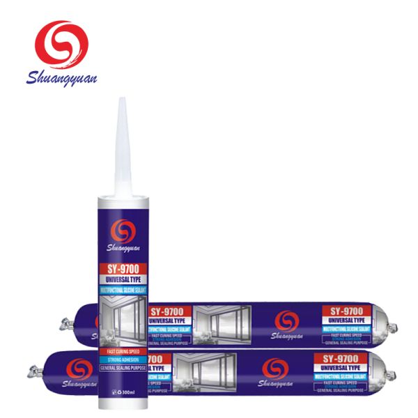Weatherproof Universal Silicone Sealant Strong Bond UV Resistant For Kitchen Sealing