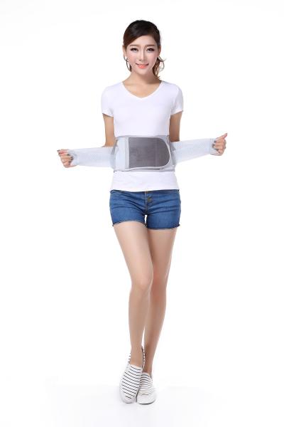Réduisez la ceinture de soutien de dos de taille de douleur librement réglable avec le logo adapté aux besoins du client