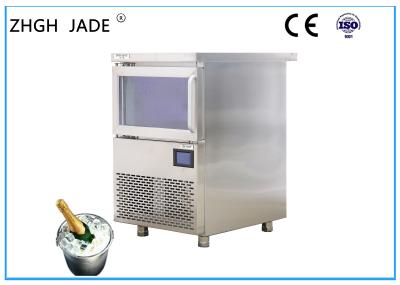O tamanho pequeno 110lbs/day Output a máquina de gelo com luz azul para o hotel