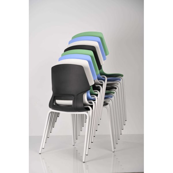 PP Stackable Mesh Chair Colorful 4 Leg Computer Chair 1.5mm Thickness