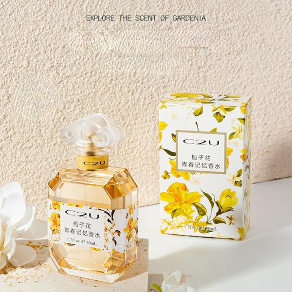 50mL Eau de Toilette France Gardenia Youth Memory Perfume for Women Stay Fragrance