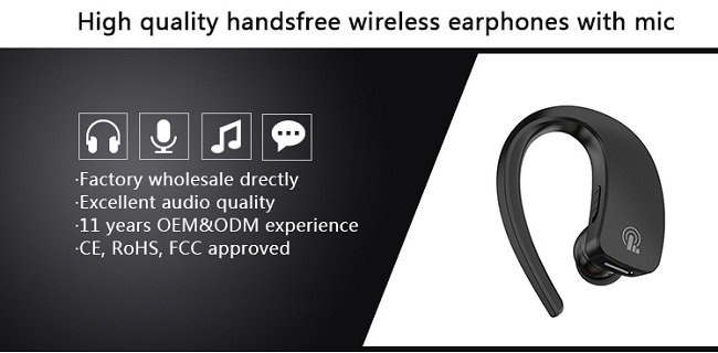 шлемофон 5hours V5.0 TWS Bluetooth Earbuds беспроводной Bluetooth хэндс-фри говоря