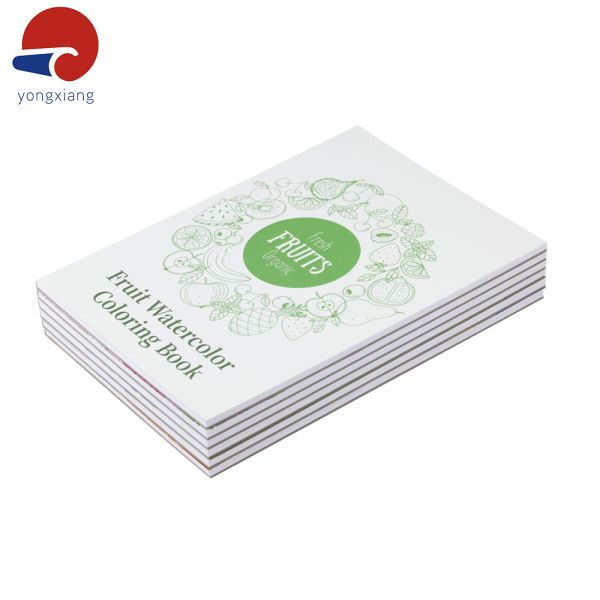 Matt Lamination Pattern Coloring Book 80gsm Paper Colouring Book Customized