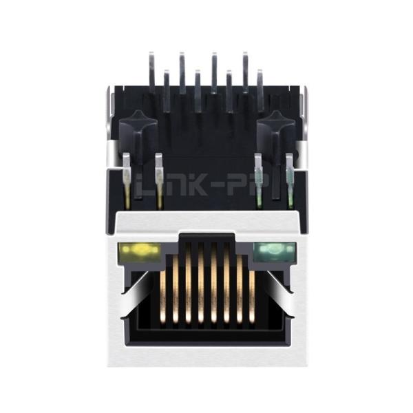 Hanrun HR911129A Compatible LINK-PP LPJ0013FBNL 10/100 Base-T Tab Down Green/Yellow Led Single Port Ethernet RJ45 Isolation Modules