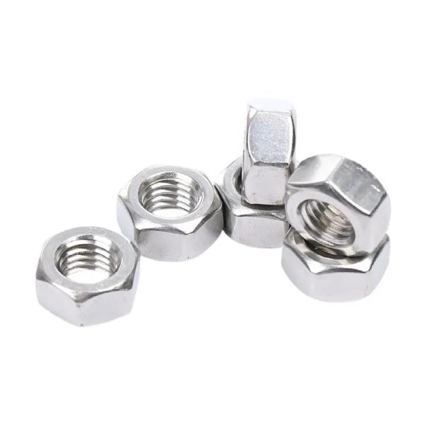 Din933 Din934 Preço da fábrica Ferramenta de fixação de aço inoxidável Hex Nut de aço inoxidável