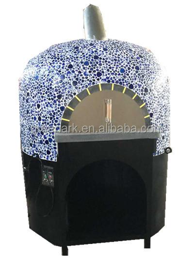 Horno de pizza a leña 1400x2100mm con base de roca volcánica
