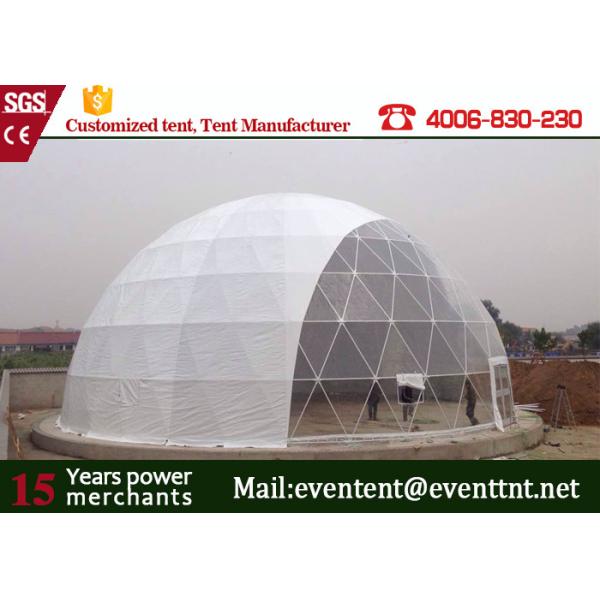 25meters diameter white PVC roof Large Dome Tent for 1000 people