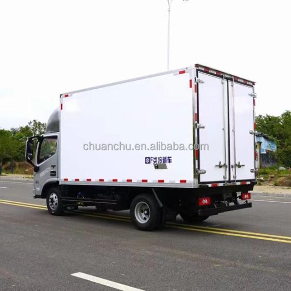 Camión frigorífico con motor diésel de 172 CV Foton 4X2, furgoneta de carga ligera con caja