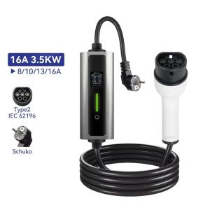Effortless Charging with HD-BOULT P02 Portable EV Car Charger Compatible with