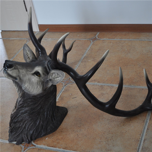 Deer Head Animal Wall Decor Sculptures Hanging vintage style Customized