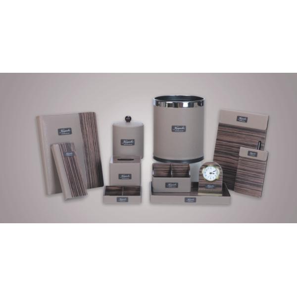 Поставщики приятностей гостя блокнота коробки лист чая кожаные и деревянная серия