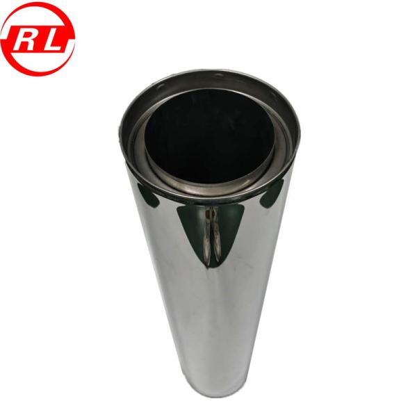 SS316 1000mm Length Steel Twin Wall Straight Chimney Flue