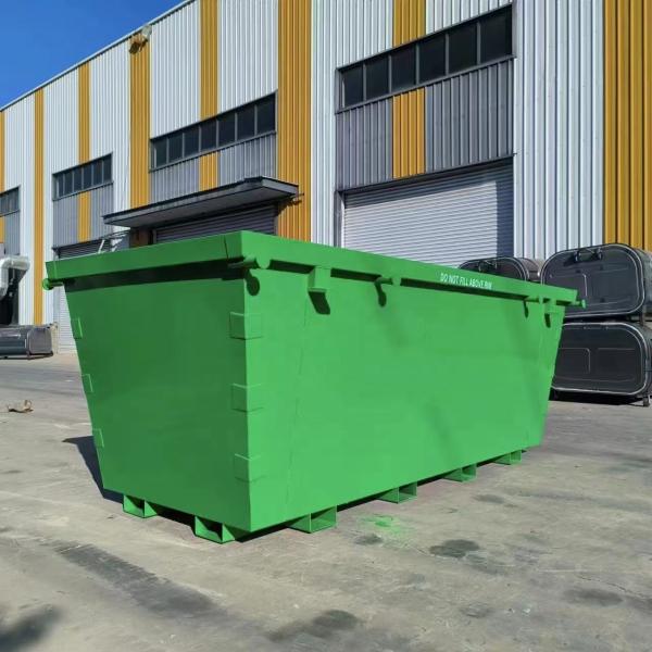 Offshore Boat Skip Sea Waste Oil Drilling Dumpster Rubbish Bins 6M Waste Bucket Skip