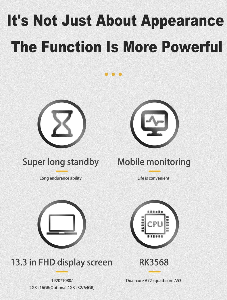 Wall-Mounted 13.3inch Android Tablet Nurse Call System for Medical Hospital Patient Care