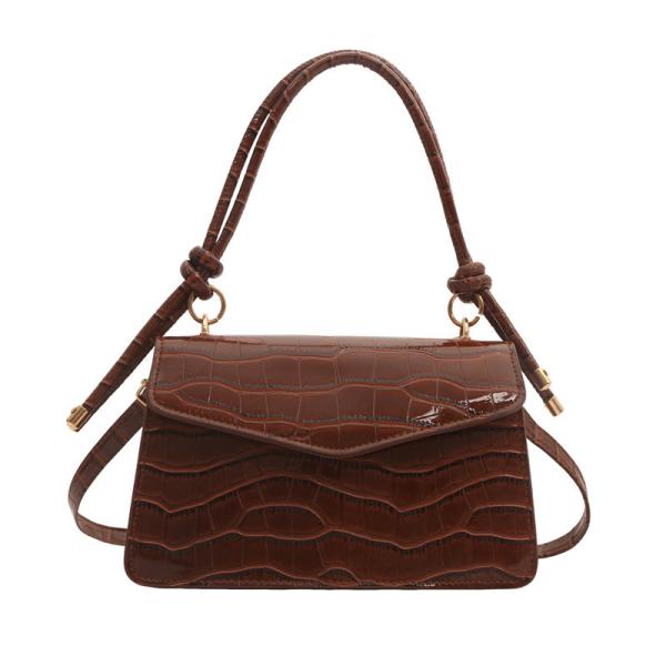 PATENT LEATHER PURE COLOR QUALITY ALL-IN-ONE BAG WOMEN'S HAND BILL SHOULDER CROSSBODY BAG UNDERARM WOMEN'S BAG