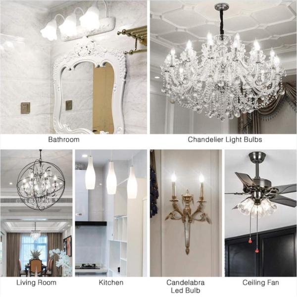 Лампа замкнутая свечой шарика 220V 240V шарика нити галоида ECO нити СИД E27 E14