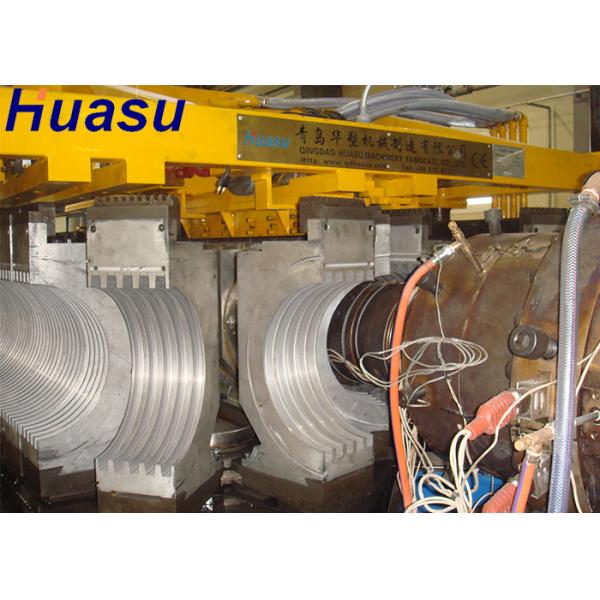 Pp Ppr Pe Twin / Single Screw Pvc Pipe Machine Line PLC Control