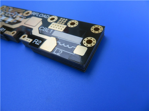 F4BTMS430 fabircate PCB 2-Layer copper built on 10mil substarte with Immersion Gold Finish for  radar