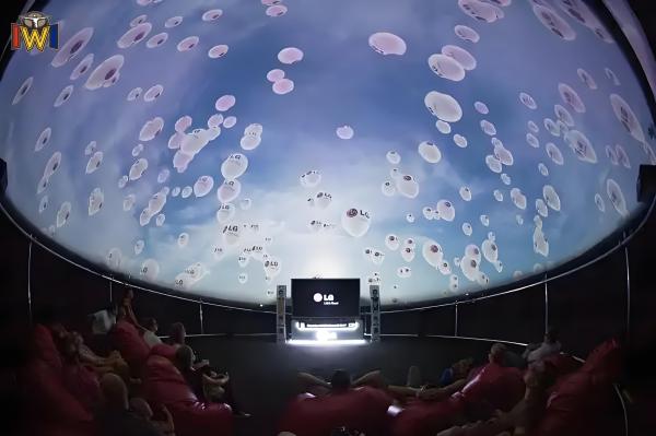 VR Dome Cinema 4D Flying Theater with Curved Screen and Motion Seats