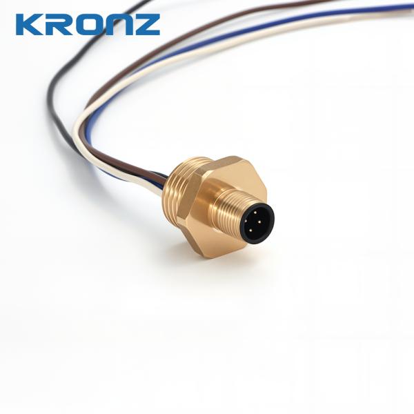 4-Pin M12 Male Connector 1/2