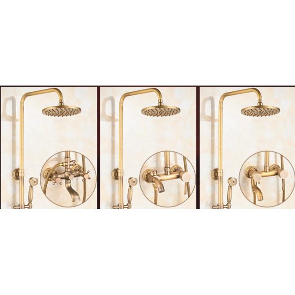 Luxury Copper Antique Shower European Rain Shower Faucets