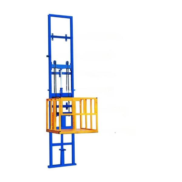 Cargo Lift Heavy Duty 1 Ton 3 - 10m Hydraulic Single Rail Lift