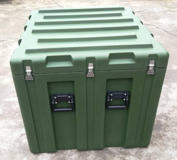 Caja de rotación de plástico LLDPE Caja de herramientas de plástico verde de moho rotoplástico