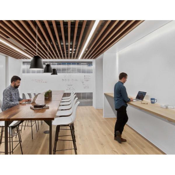 36W 4Ft LED Linear Lighting Fixture Aluminum Warm White