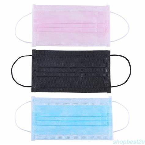 Coronavirus Virus Pollen Medical Grade Face Masks Pink Blue CE FDA