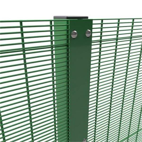 Escalada pequena de Mesh Fencing Welded Wire Anti do furo 358 do calibre pesado