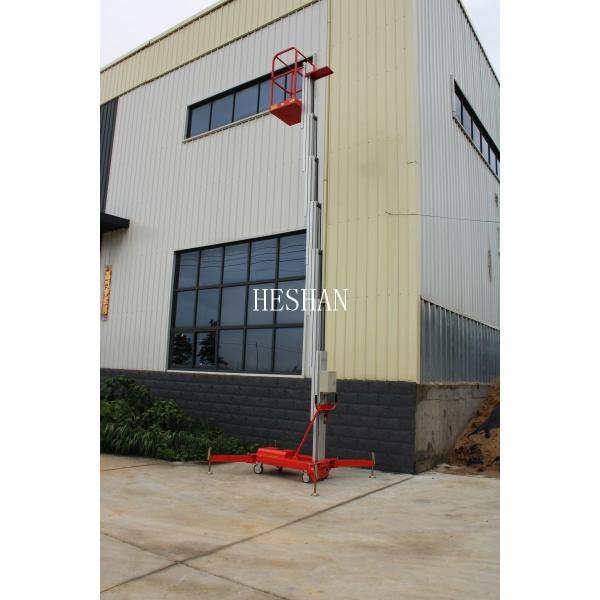 Подъема рангоута OEM подъем платформы человека алюминиевого вертикального гидравлический один