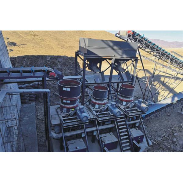 SY Series Stone Crushing Line Mobile Cone Crusher Plant 75kw Power