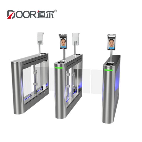 OEM Logo Printing Swing Gate Turnstile With Fever Detection For Access Control System