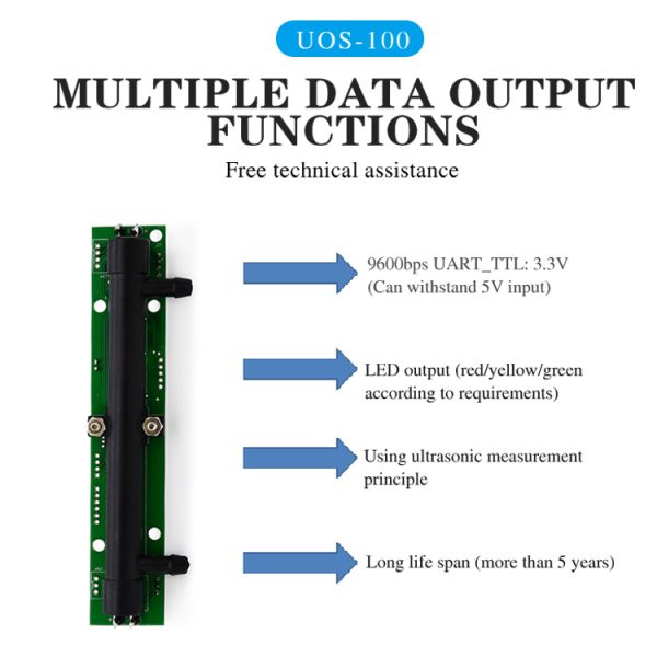 Ultrasonic Oxygen Sensor UOS-100 – O₂ & Flow Measurement