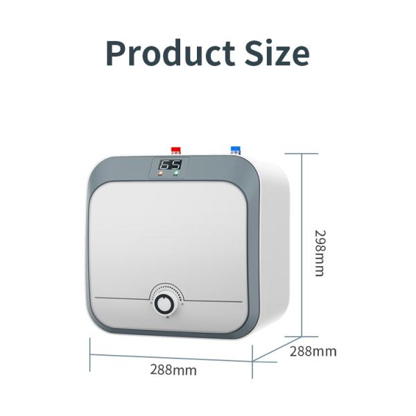 1500W Electric Storage Hot Water Heater Freestanding 8L Capacity