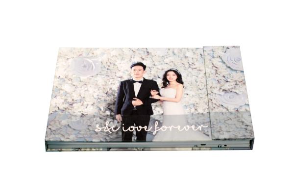 Paper Craft LCD Screen Invitation Card , 10.1 Inch 128MB Video In Print Brochure