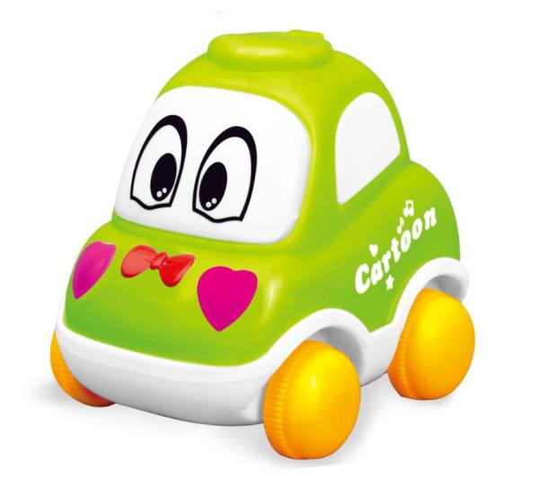 Friction Cartoon Car Toy Four-Wheel Drive Car Children′s Simulation Model Car Fall-Proof Toy