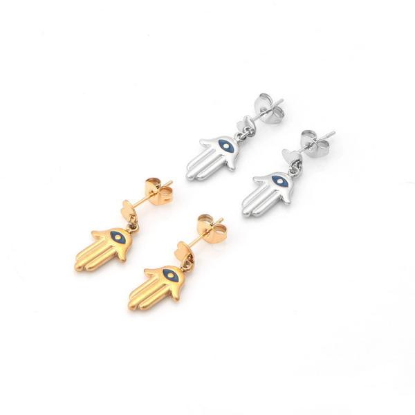 Light luxury niche high-end women's earrings with temperament and high-end design, stainless steel women's earrings new style