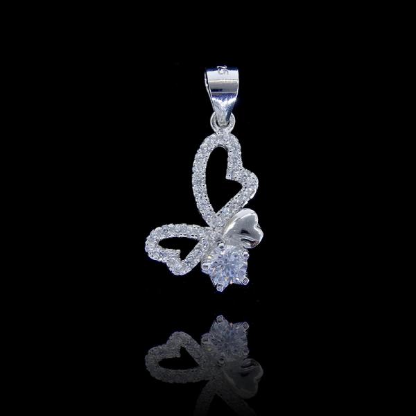 Modern Sunflower Necklace Pendant Plain Silver Plating Gold And Rhodium Charms Plated