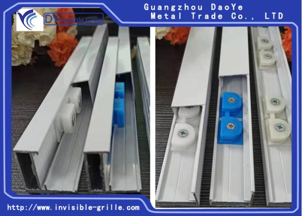 Aluminum Frames Stainless Steel Nylon Coated Cable 3.0mm Provides Window Invisible Grille
