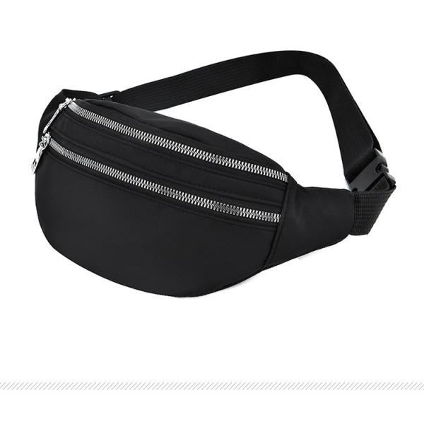 Customized Women Nylon Belt Bag Waterproof Cross Body Fanny Waist Pack with Material