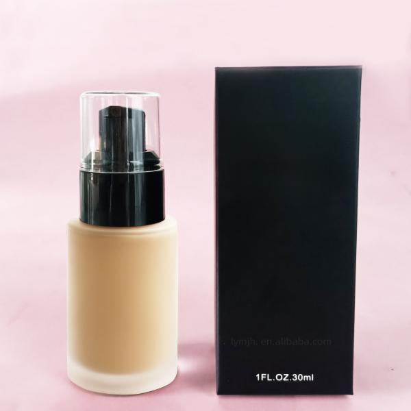 The Best Vegan Matte Full Coverage Foundation, Full-spectrum Sunscreen Liquid Makeup Foundation, Suitable for Women's Skin Tone