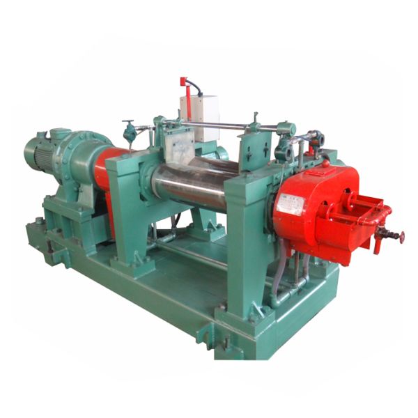 PLC Controlled Stainless Steel Two Roll Rubber Mixing Machine with 50-100kg/h Capacity