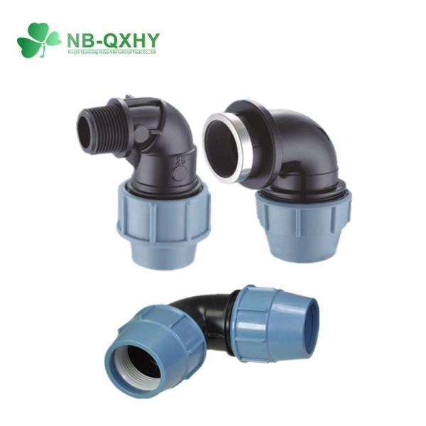 100% Material PP Irrigation Fittings with Round Cap Pn16 Wall Thickness and Material