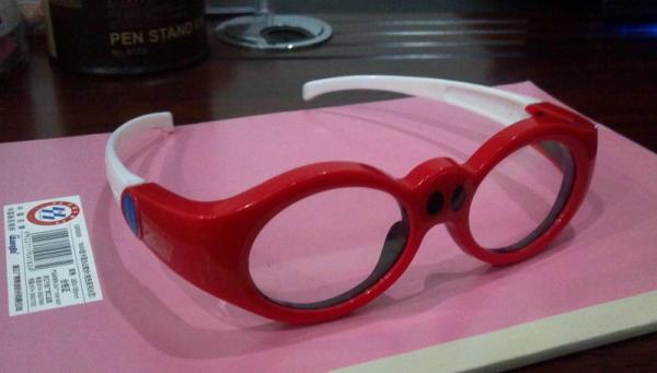 3D DLP Link Active Shutter 3D TV Glasses With LCD Lenses Rechargeable For Kids