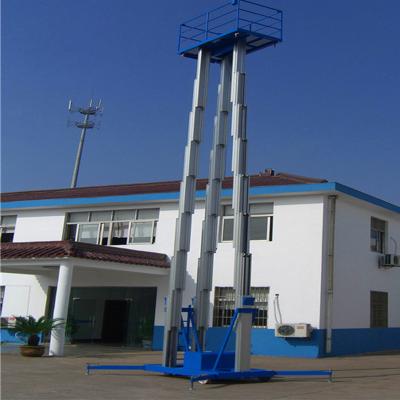 Plataforma de trabalho de escalada 21m do equipamento da colheita de ordem do armazém de três mastros