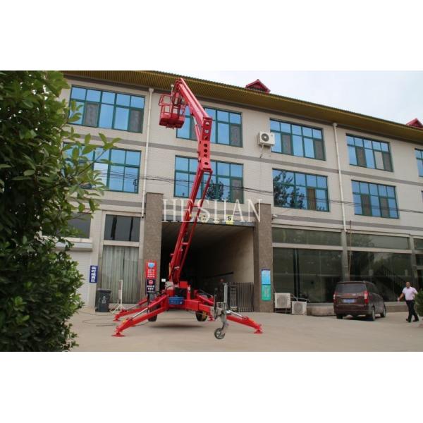 Towable Articulated Boom Lift Industrial Aerial Cherry Picker 10m 12m 14m 16m 19m