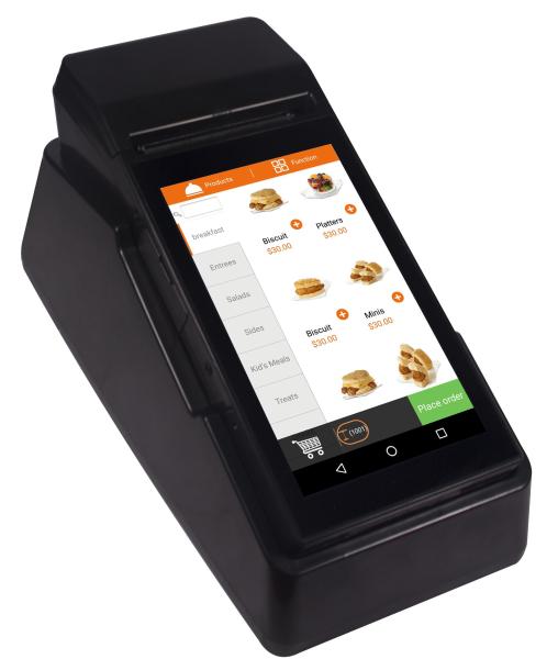 Handheld Cash Register Terminal with 7-inch Capacitive Touch Screen and Quad Core CPU